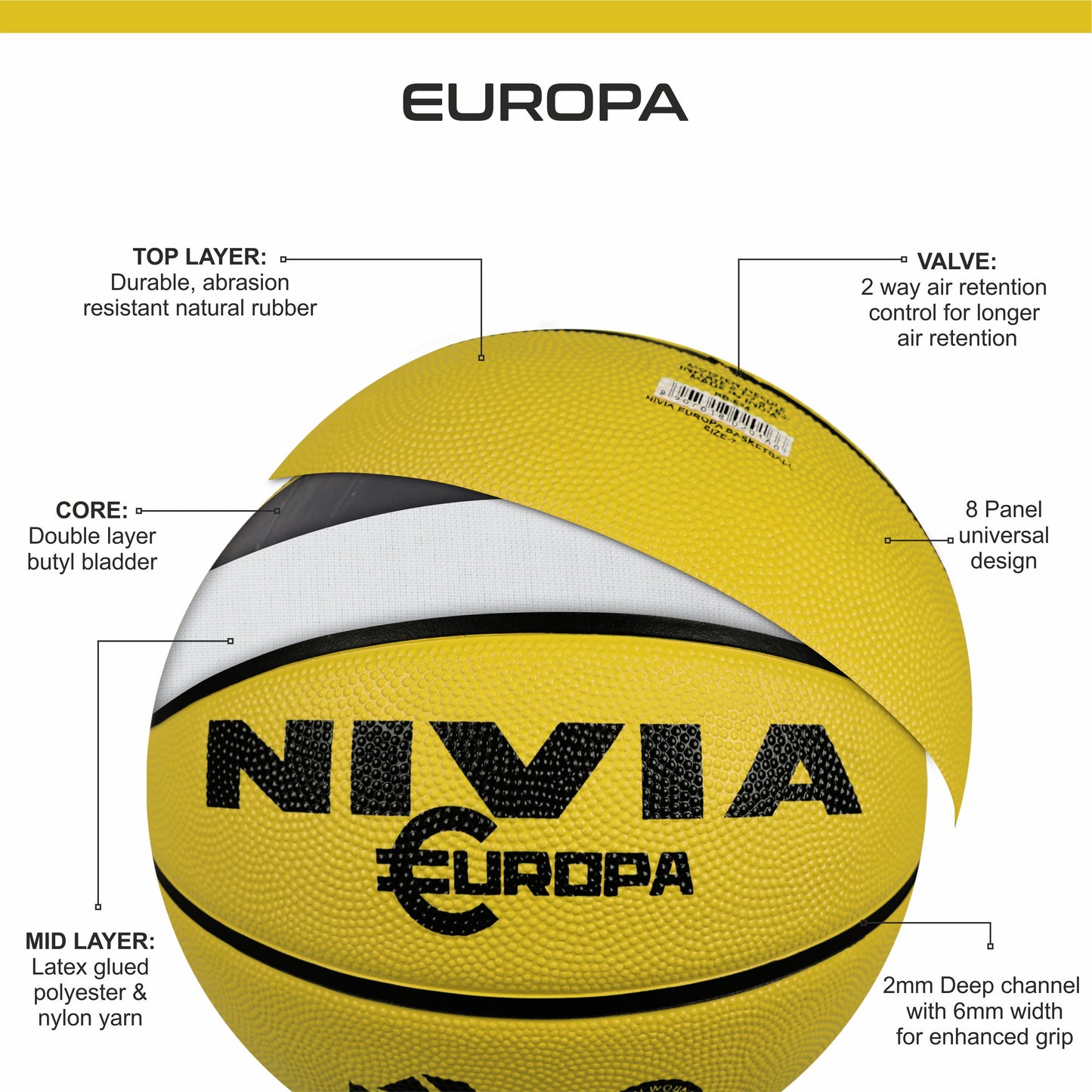 Europa Basketball Size 5