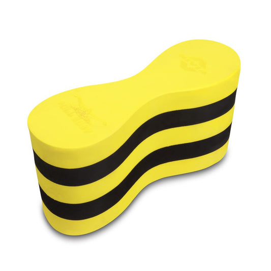 Swimming Pullbuoy For Kids/Adults - Yellow/Black