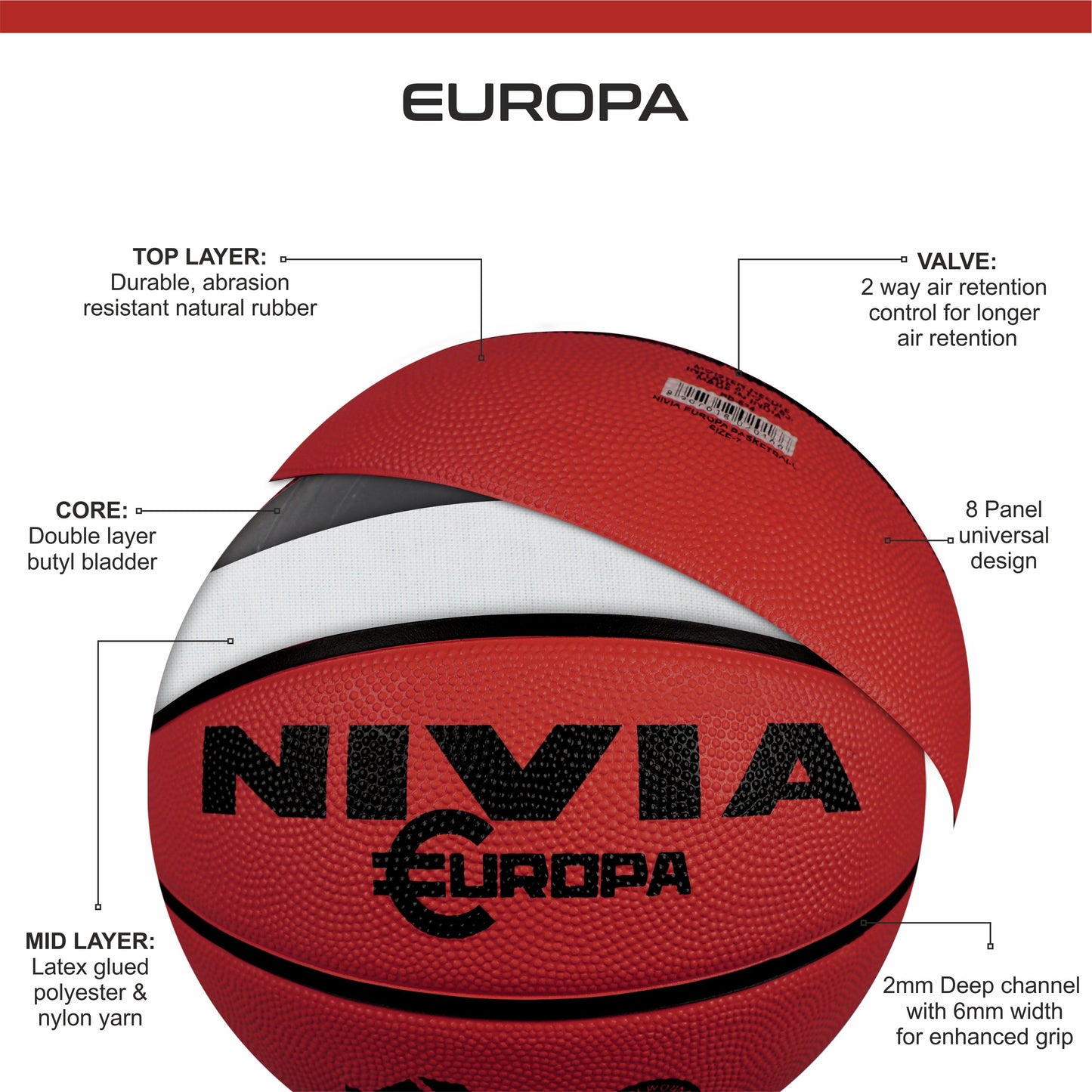 Europa Basketball Size 5