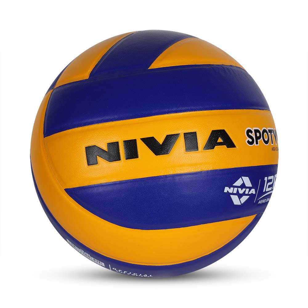 SPOTVOLLEY Match Volleyball, Genuine Leather, As per VFI Standard