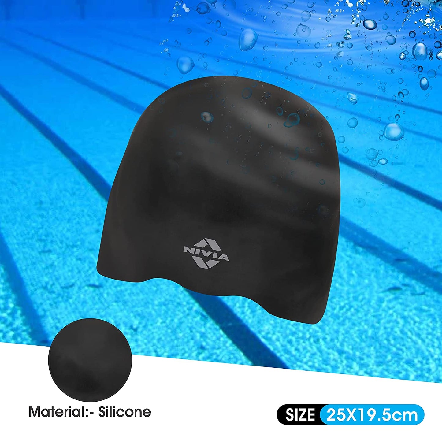 Racing 3D Swimming Cap