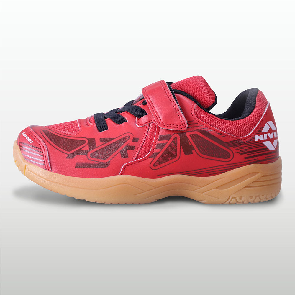 Decathlon Red Running Shoes Kids Appeal Kids Badminton Shoe