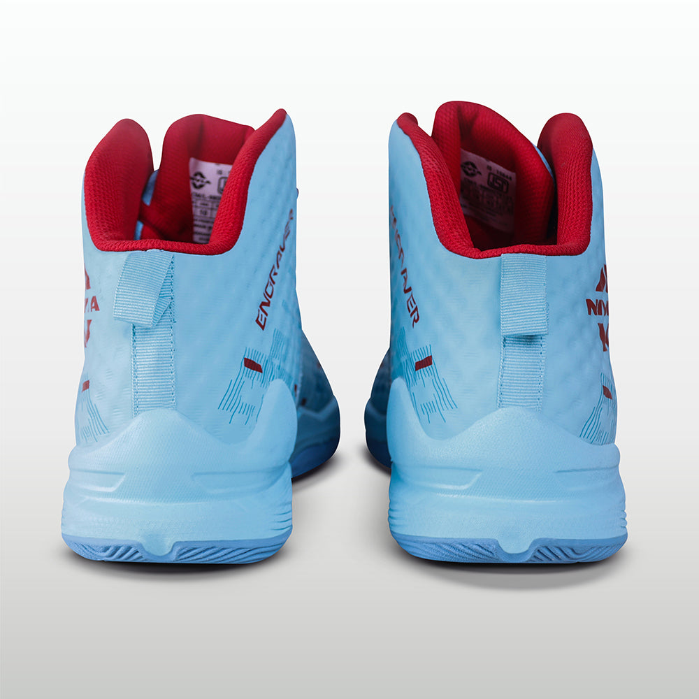 Sky Blue / Red