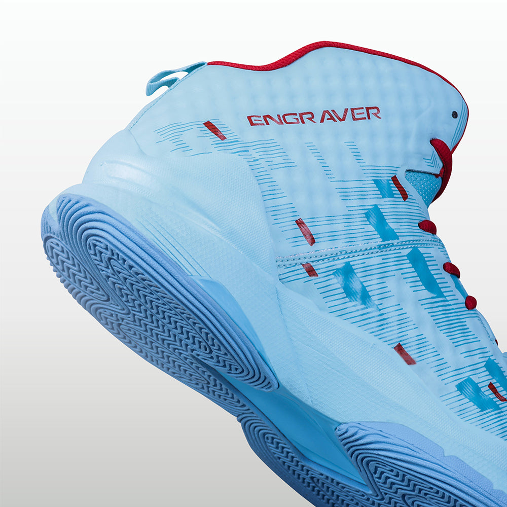 Sky Blue / Red