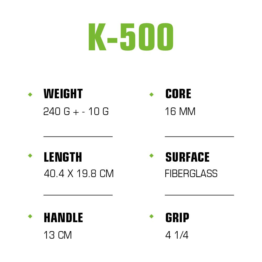 K-500 Pickleball Paddle - Green