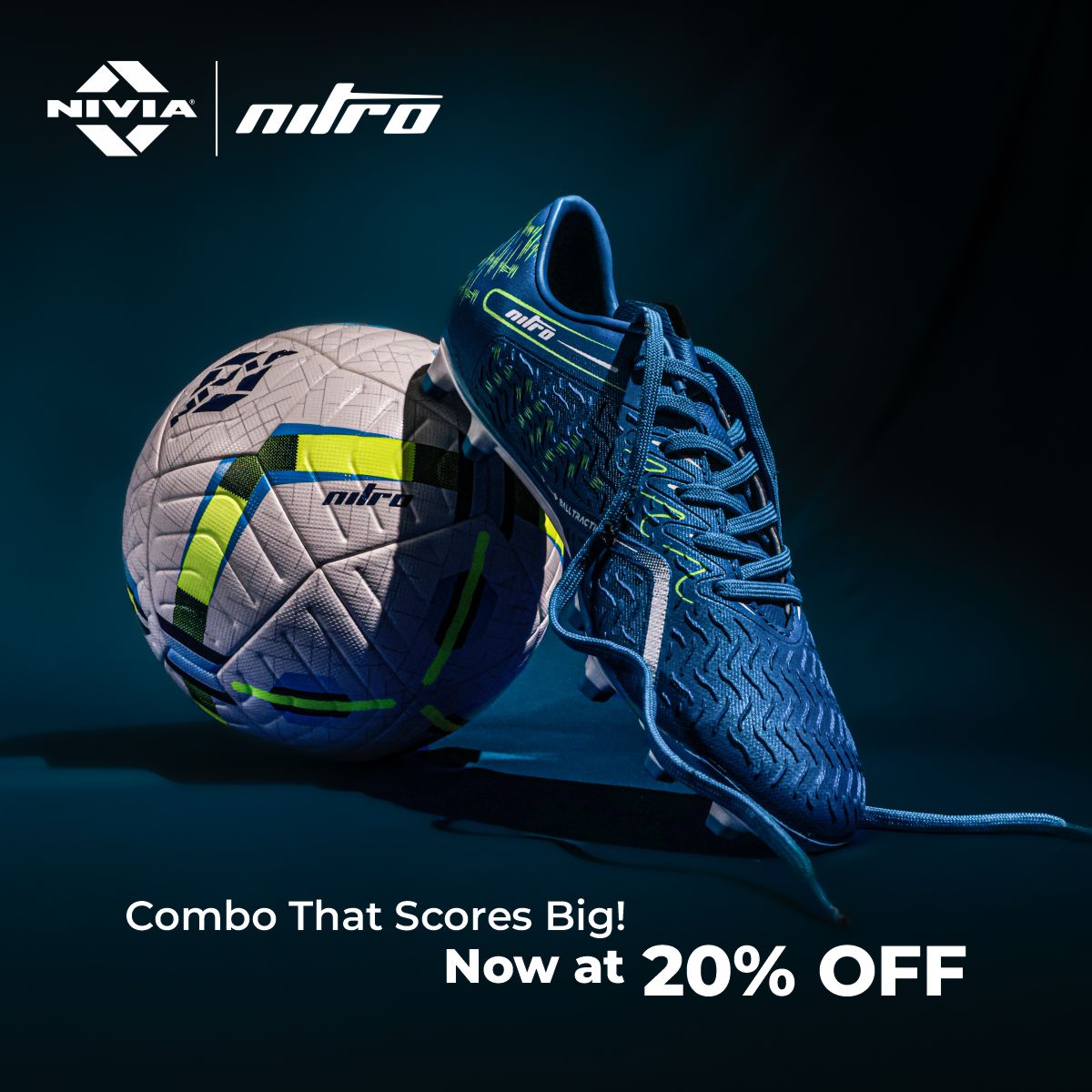 Nitro Football Studs Combo