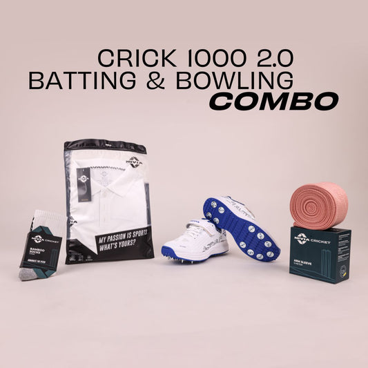 Crick 1000 2.0 Batting and Bowling Saving Combo