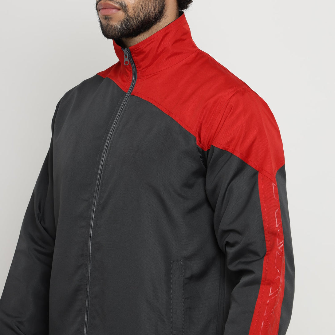 Grey/Red