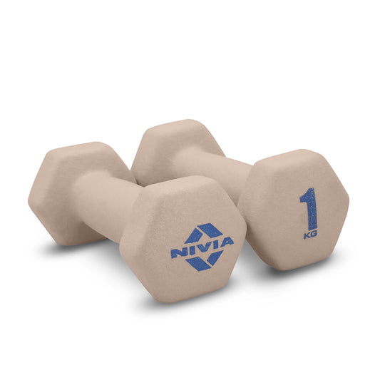 Nivia 1KG Fitness Dumbbell - Pair