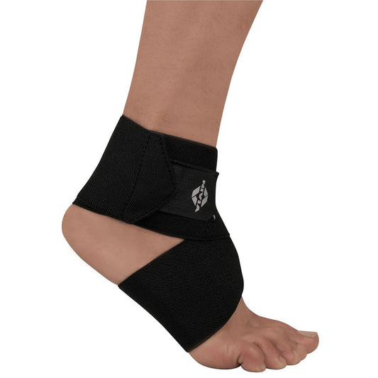 NIVIA Ankle Support Wrap With Velcro, Ankle Sleeves, Braces or Wraps , For Pain Relief & Recovery  Available in XS | S | M | L  | XL & Black Color , Used for Rehabilitation & Recovery