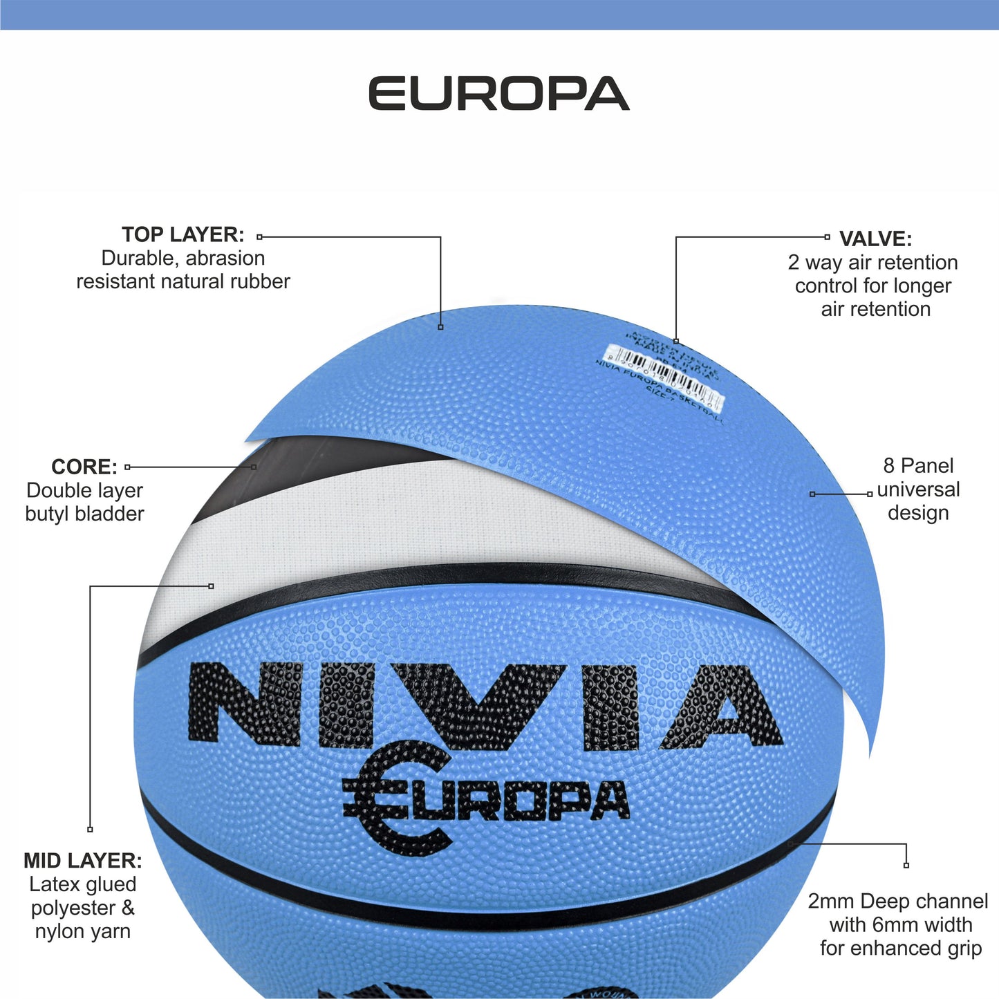 Europa Basketball Size 5