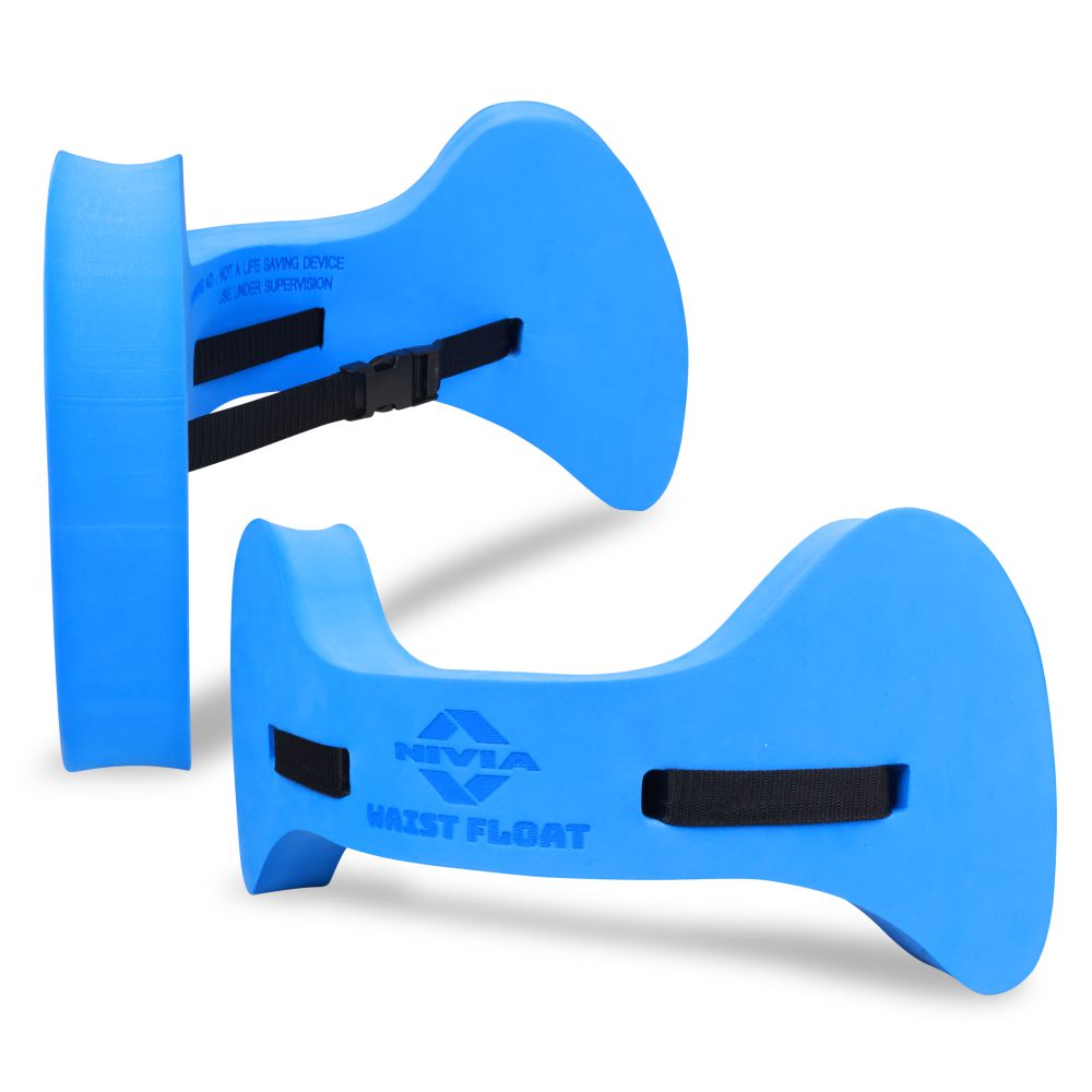 Nivia Waist Float, Training Equipment, Swimming Equipment For Kids/Adults - Blue