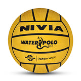 NIVIA WATER POLO, Match Ball, 18 Panels, Durable Rubber Cover Molded with Smooth Surface Matt, Butyl Bladder, Match Ball Standard, Made for Tournaments , to Play on All Kind of Indoor & Outdoor Surfaces