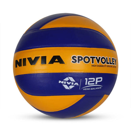 SPOTVOLLEY Match Volleyball, Genuine Leather, As per VFI Standard