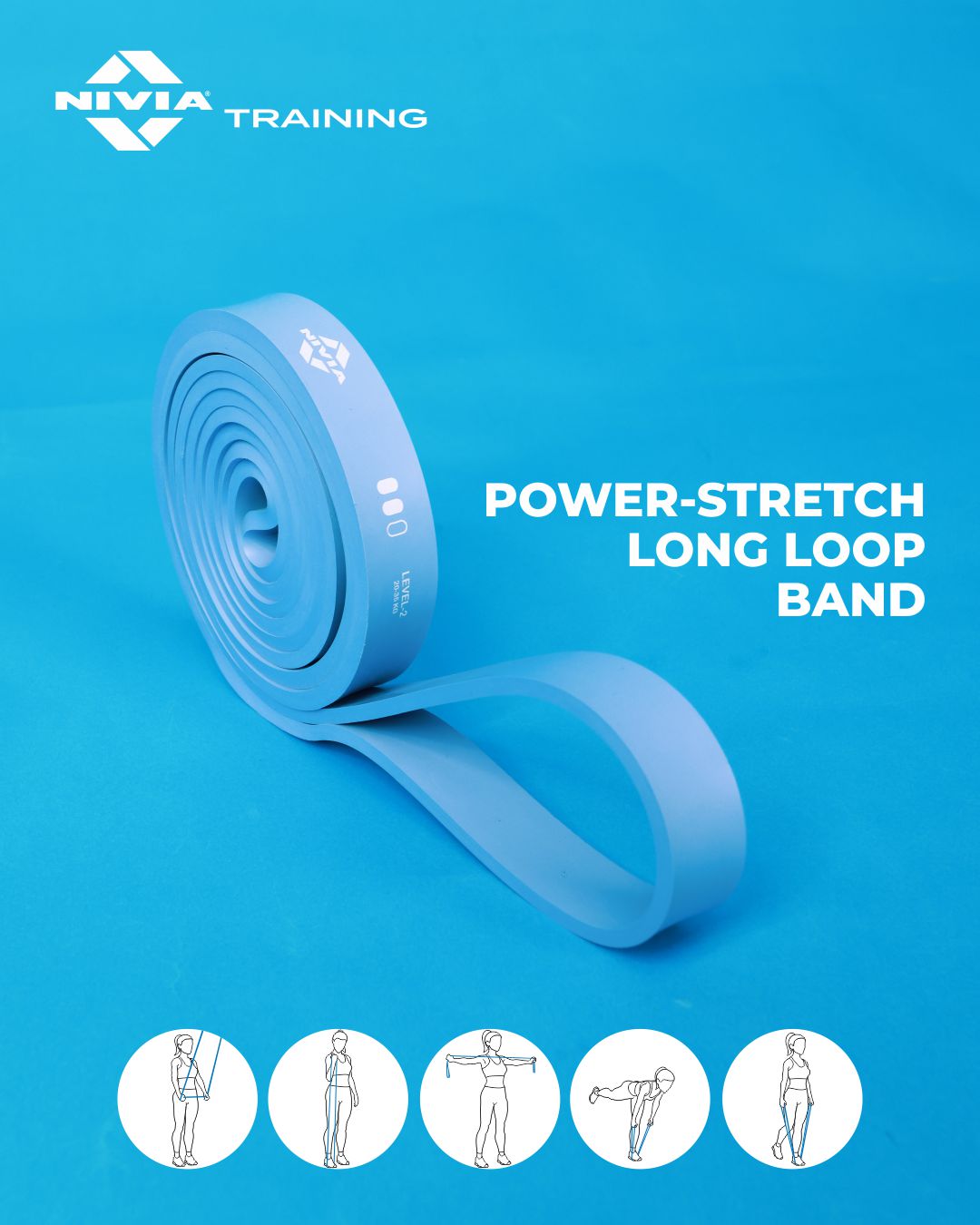 Training Power-stretch Long Loop Band Level 2