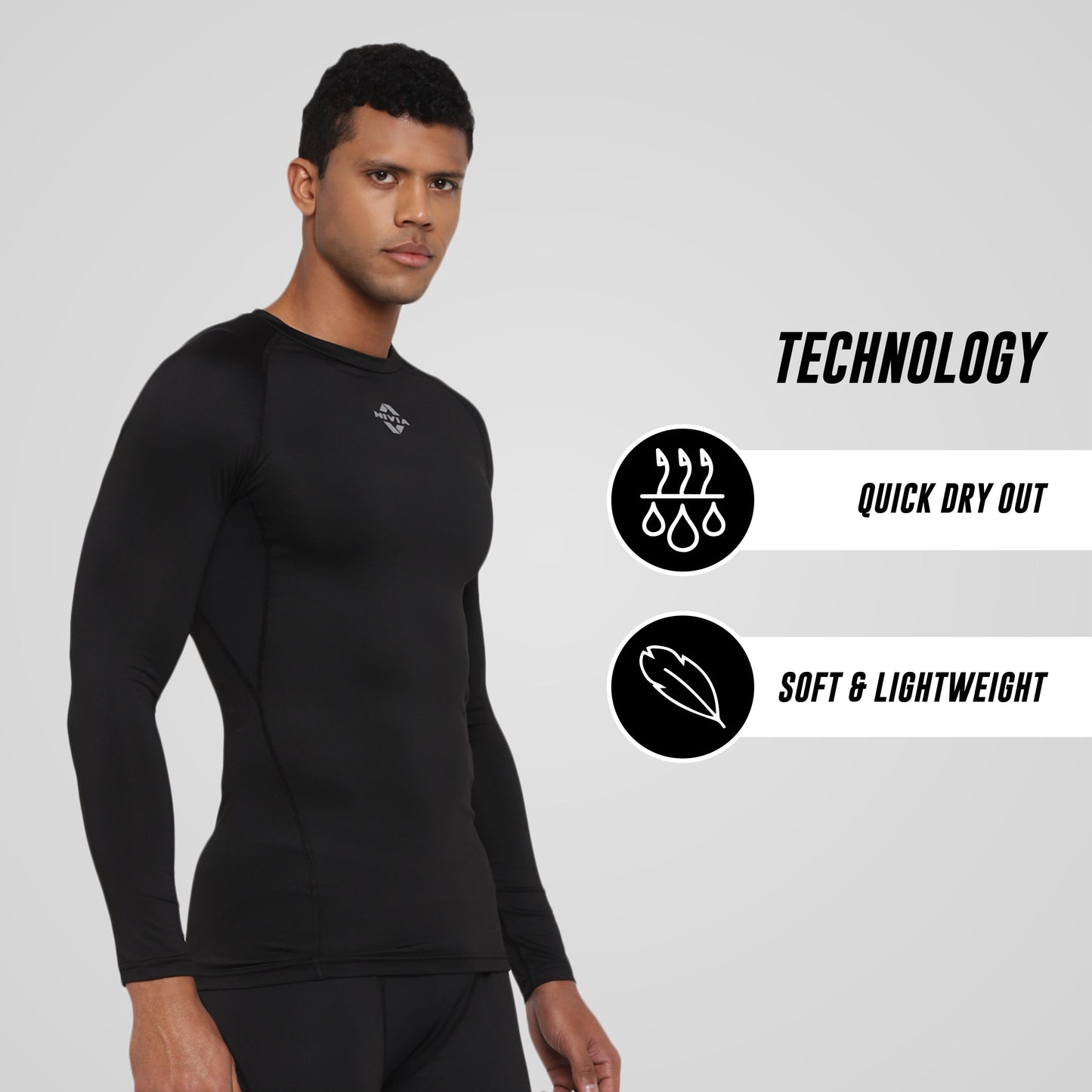 Nivia Compression Tee 2.0
