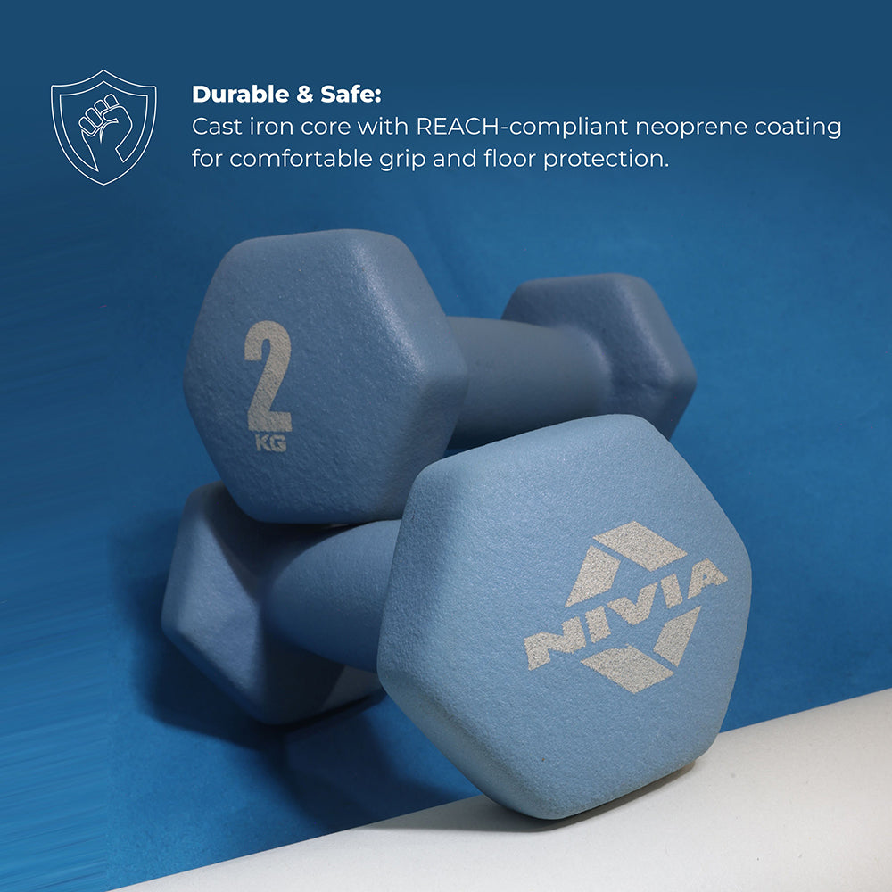 Nivia 2KG Fitness Dumbbell - Pair