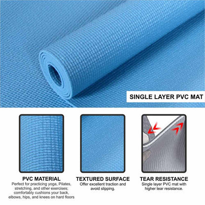 Nivia Yoga Mat Pvc Single Layer
