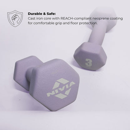 Nivia 3KG Fitness Dumbbell - Pair