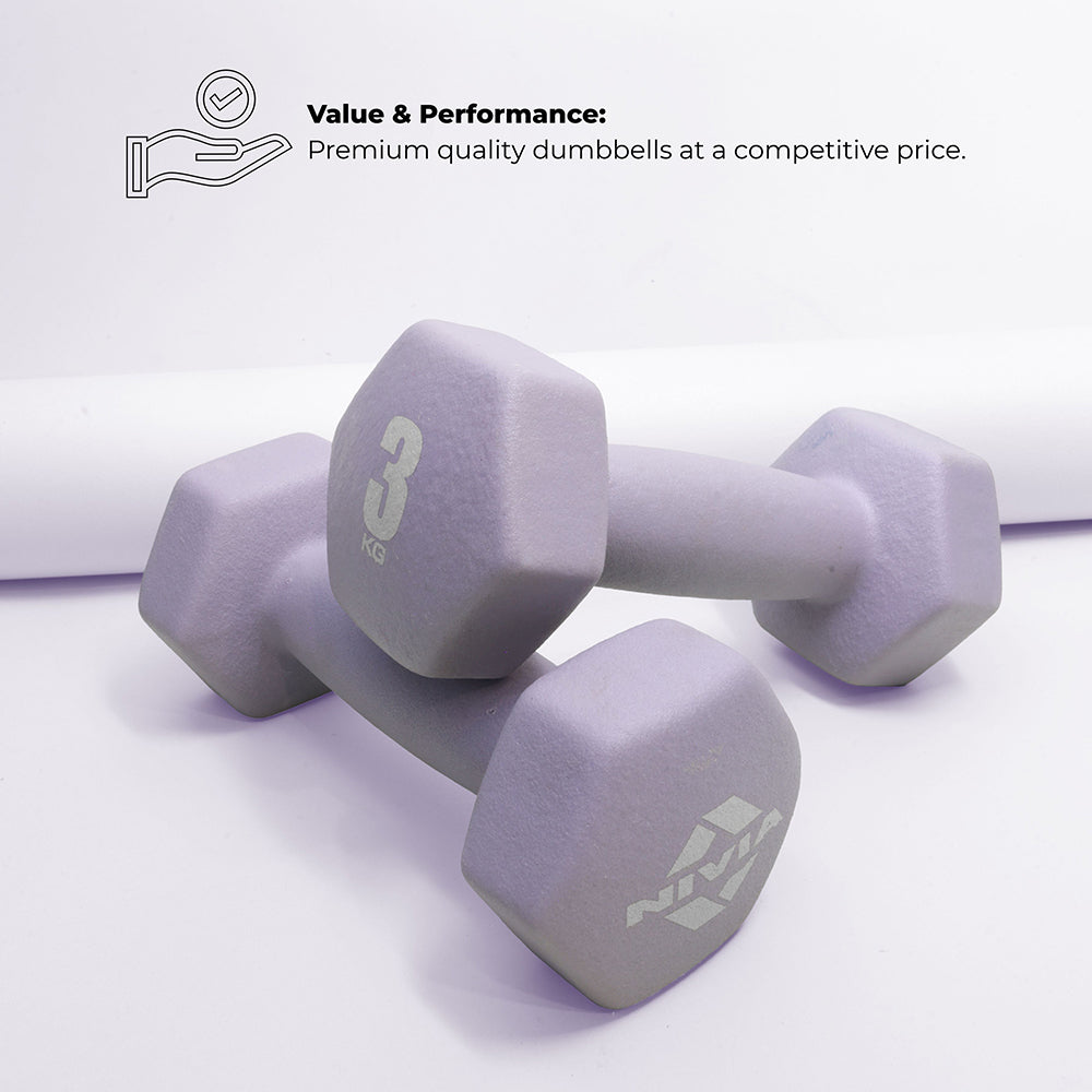 Nivia 3KG Fitness Dumbbell - Pair