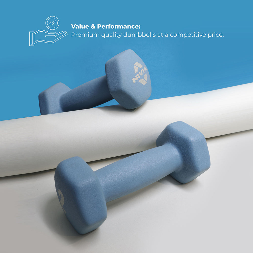 Nivia 2KG Fitness Dumbbell - Pair