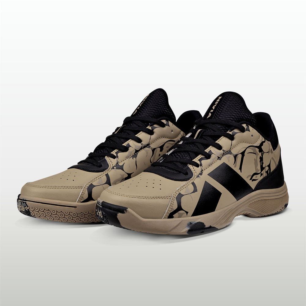TAN/BLACK