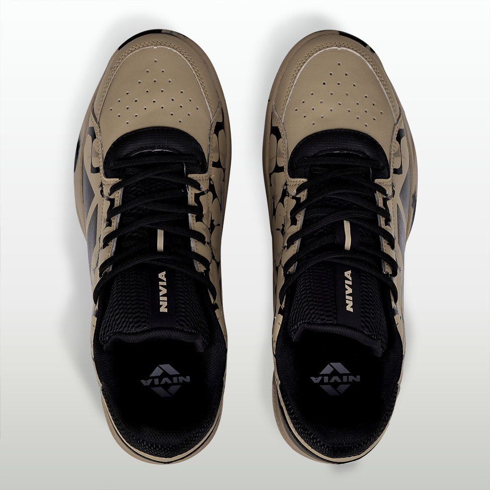 TAN/BLACK
