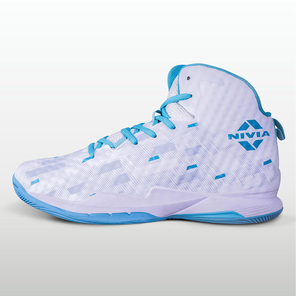 White / Sky Blue