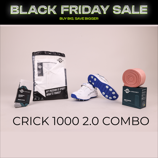 Crick 1000 2.0 Batting and Bowling Saving Combo