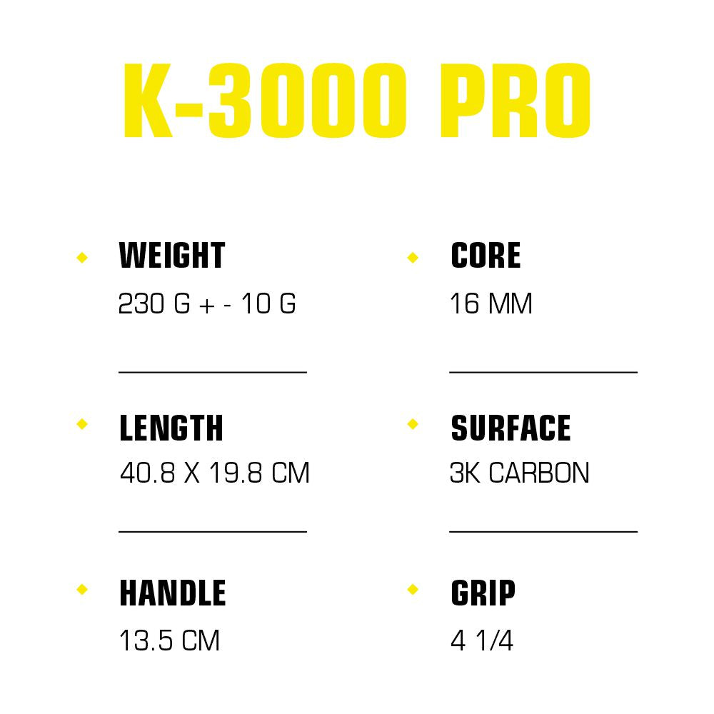 K-3000 Pro Pickleball Paddle