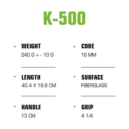K-500 Pickleball Paddle - Green