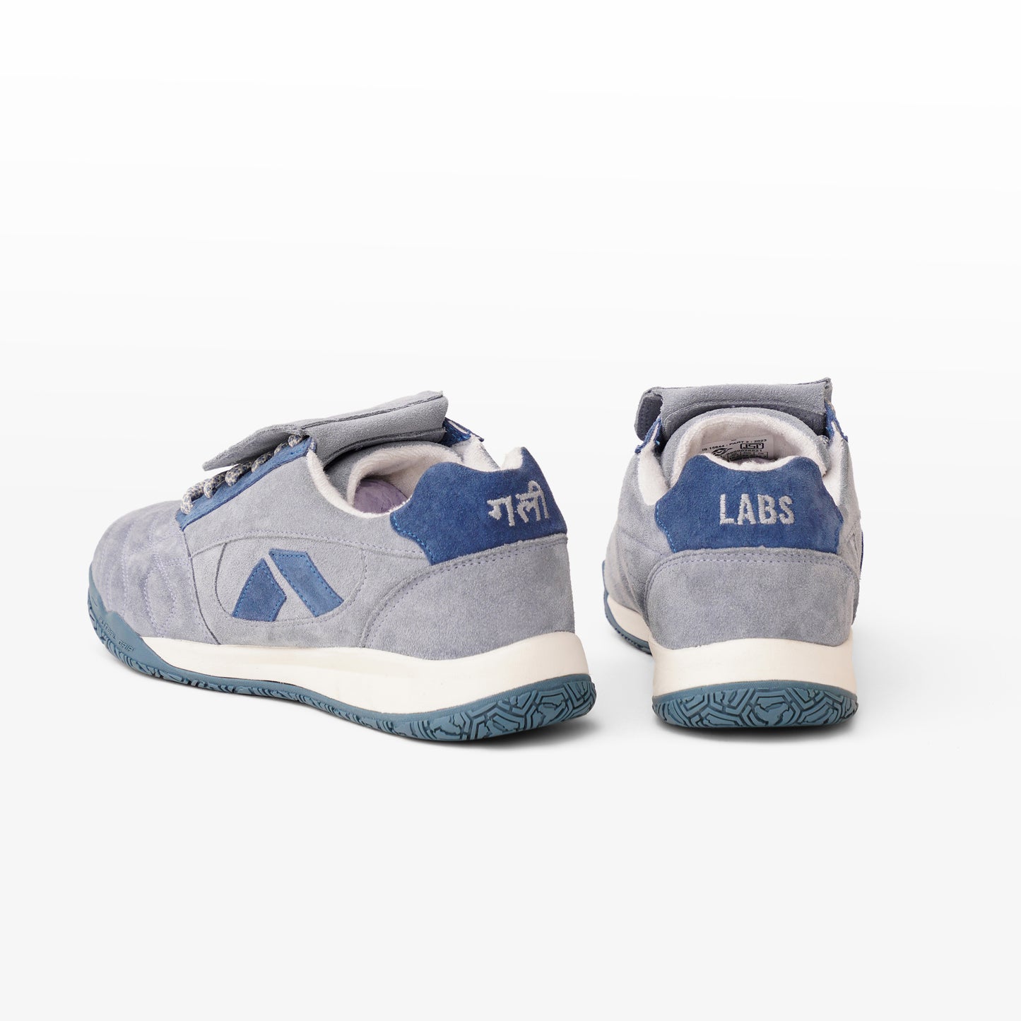 Gully Labs × NIVIA Barefoot Blue Sneakers