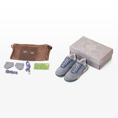 Gully Labs × NIVIA Barefoot Blue Sneakers